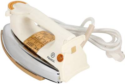 Pankul Plancha Dry Iron (White, Silver) 