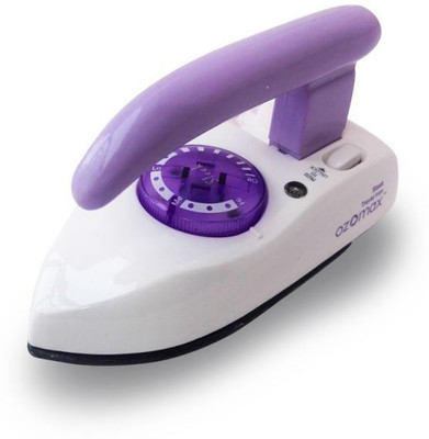 

Vmore Mini Portable Travel Sleek Iron With Fordable Handle Dry Iron(White)
