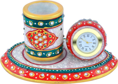

embossculture Analog Multicolor Clock