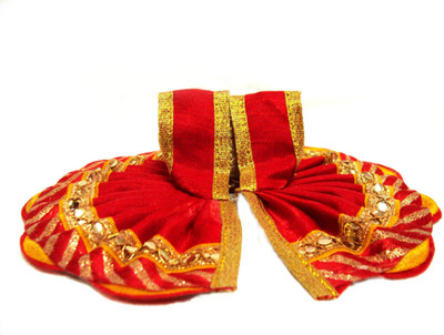 

DivineAura Laddu Gopal (No.1) Poshak Dress(Cotton)
