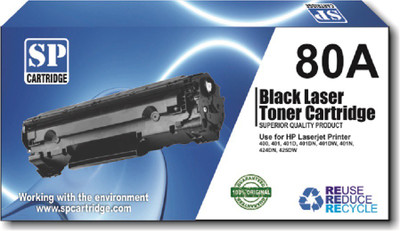

SP HP CF280A LaserJet Black Cartridge Single Color Ink Toner(Black)