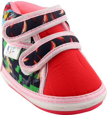 

kitkat Boys & Girls Velcro Casual Boots(Multicolor, Red