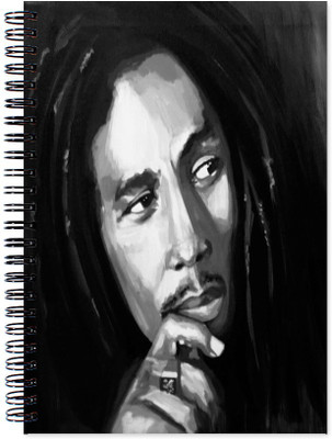 

VenTechno A5 Diary(Bob Marley Wirebound Ruled Paper Sheets Personal and Office Stationary Notebooks Diary, Multicolor)