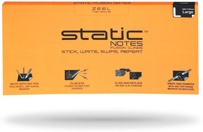 

STATIC STATIC NOTES 100 Sheets FUSION, 1 Colors(Set Of 1, Orange)