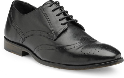 

Teakwood Derby For Men(Black