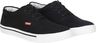 CoolSwagg Men's Stylish Leather Sneakers, Canvas Shoes