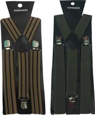

Atyourdoor Y- Back Suspenders for Men(Multicolor)