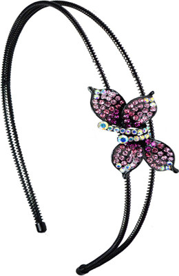

Glitters Online Pink Colour Head Band(Multicolor)