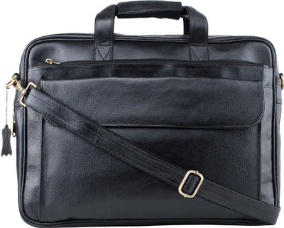 

Lewis 15 inch Expandable Laptop Messenger Bag(Black)