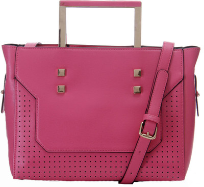 

GLAM DIVA Women Formal Pink PU Hand-held Bag
