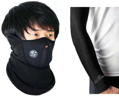 

#° DEGREES Black Bike Face Mask for Men & Women(Size: Free, Balaclava)