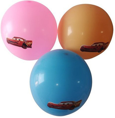 

Funcart Printed BLNCARS Balloon(Multicolor, Pack of 5)