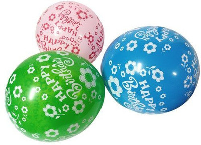 

Funcart Printed BLNFLORALHB Balloon(Multicolor, Pack of 5)