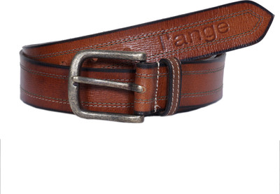 

l'ange Men Casual Brown Genuine Leather Belt