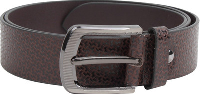 

Leather Hub Men Casual Brown Genuine Leather Belt