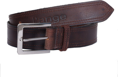 

l'ange Men Casual Brown Genuine Leather Belt