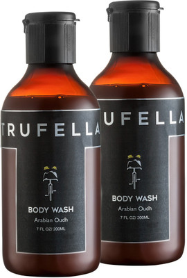 

Trufella Body Wash - Arabian Oudh - Twin Pack - 400mL(400 ml, Pack of 2)