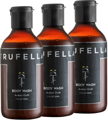

Trufella Body Wash - Arabian Oudh - Pack of three - 300mL(200 ml, Pack of 3)