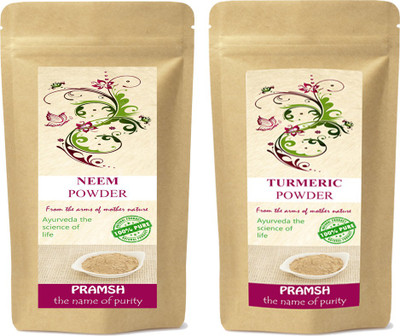 

Pramsh Premium Quality Neem & Turmeric Powder Combo100gm Each(200 g)