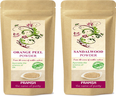

Pramsh Premium Quality Orange & Red Sandalwood Powder Combo100gm Each(200 g)