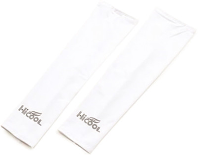 DeNovo HiCool UV Protection Arm Sleeves (1 Pair) Fitness Band(White) available at flipkart for Rs.109