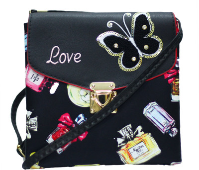 

VS Creation Sling Bag(Black)