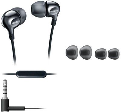 Philips SHE3705BK/00 Headphone(Black, In the Ear)