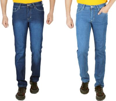 Meghz Regular Men's Blue, Dark Blue Jeans