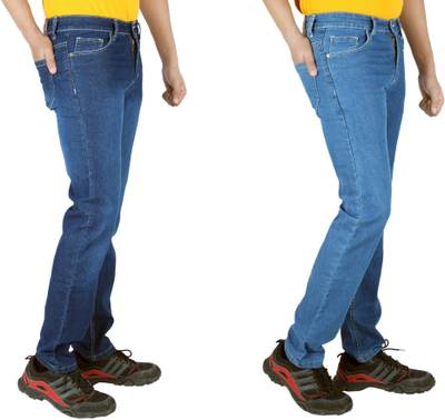 Meghz Regular Men's Blue, Dark Blue Jeans