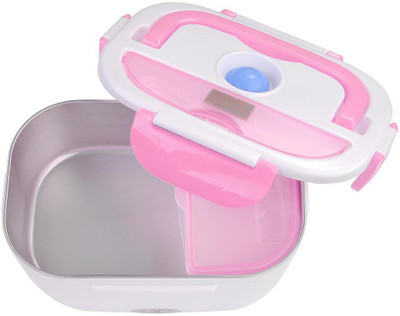 

VibeX ® BPA Free Non Toxic Electric 2 Containers Lunch Box(600 ml), Multicolor