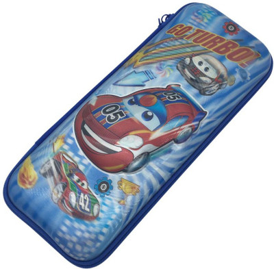 

Funcart Cars Printed pattern Art Plastic Pencil Box(Set of 1, Multicolor)
