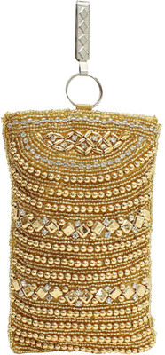 

Bagaholics Waist Clip Saree Pouch Mobile Pouch(Gold, Silver)