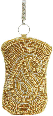 

Bagaholics Waist Clip Saree Pouch Mobile Pouch(Gold, Silver)
