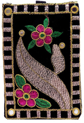 

Bagaholics Waist Clip Saree Pouch Mobile Pouch(Black, Green, Blue), Black;blue;green