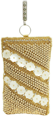 

Bagaholics Waist Clip Saree Pouch Mobile Pouch(Gold, Silver)
