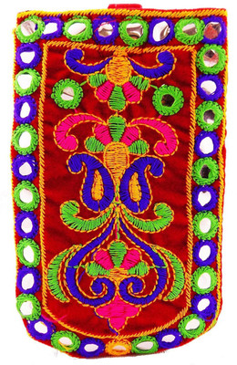 

Bagaholics Waist Clip Saree Pouch Mobile Pouch(Red, Blue, Green, Pink), Blue;green;pink;red