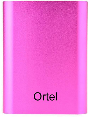 Ortel 10400 mAh Power Bank ortu18, USB Portable Power Supply Pink, Lithium Polymer