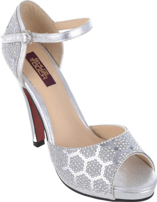 

Shuz Touch Women SILVER Heels