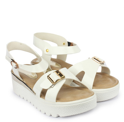 

Bonzer Women White Sandals