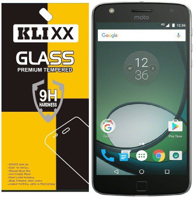 

Klixx Tempered Glass Guard for Motorola Moto Z Play (5.5 inch), Transparent