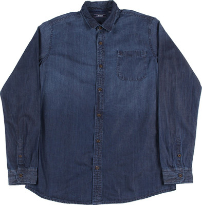 

Izod Boys Solid Casual Dark Blue Shirt, Indigo