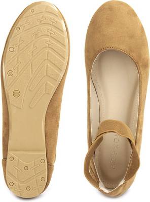 Addons Addons Tan Colored Ballerinas Bellies