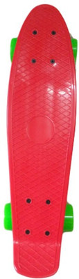 

VRT VRTSKATE01RED 8 inch x 22 inch Skateboard(Red, Green, Pack of 1), Multicolor