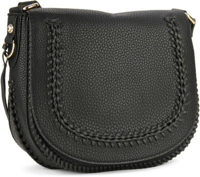 

ALDO Women Casual Black PU Sling Bag