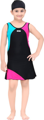 

Fashion Fever Solid Girls Swimsuit, Multicolor