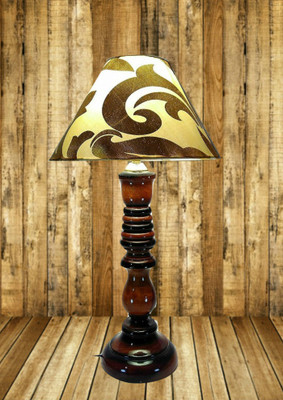

Woodly Golden Design Table Lamp(45 cm, Golden)