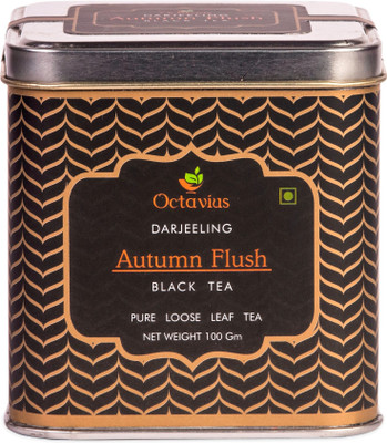 

Octavius Fresh Loose Leaf Darjeeling Autumn Flush Black Tea Black Tea(100 g, Tin)