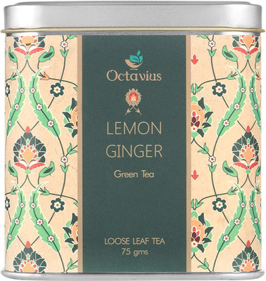 

Octavius Fresh Loose Leaf Green Tea With Lemon Ginger Herbs Lemon, Ginger, Herbs Green Tea Tin(75 g)