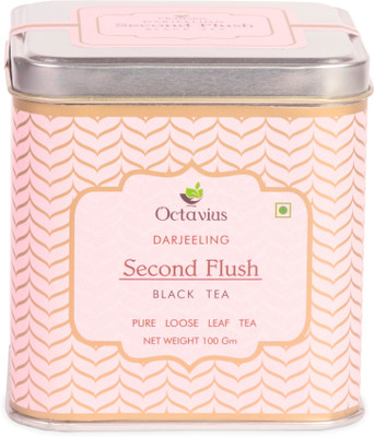 

Octavius Fresh Loose Leaf Darjeeling 2nd Flush Black Tea Black Tea Tin(100 g)