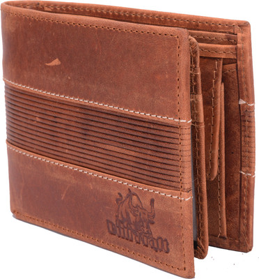 

Bull Kraft Men Brown Genuine Leather Wallet(7 Card Slots), Brown-05
